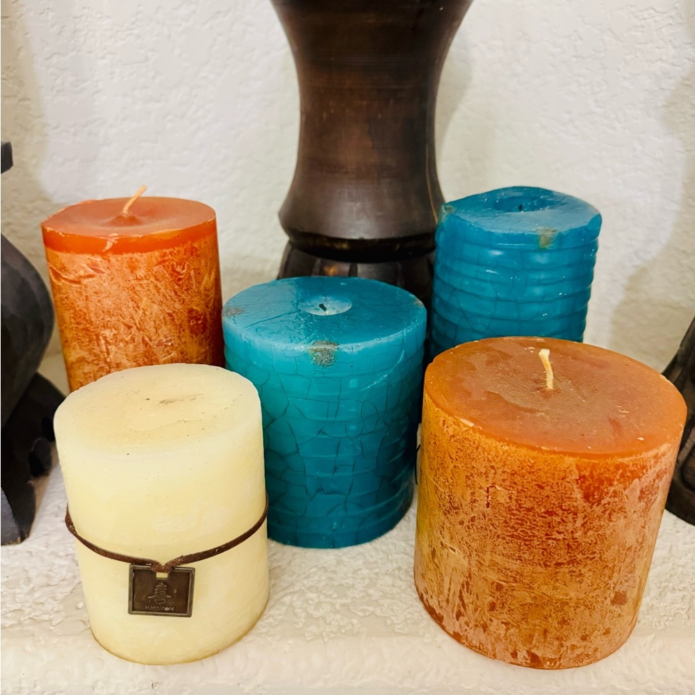 Colorful Assorted Candle Set